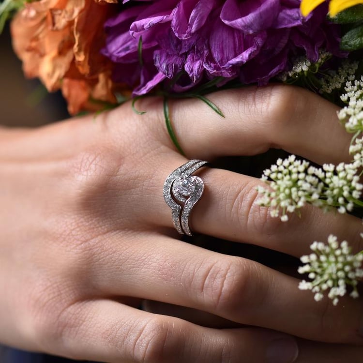 Elegantes Ringset 22858