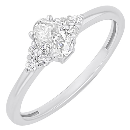 Verlobungsring mit Buchstabenund Lab Grown Diamanten Sheldo