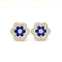 Saphirblüten mit Diamanten Enae
