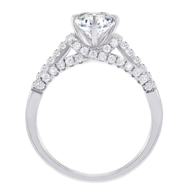 Halo Verlobungsring mit 1.09 ct IGI zertifiziertem Lab Grown Diamanten Heshmy 147244