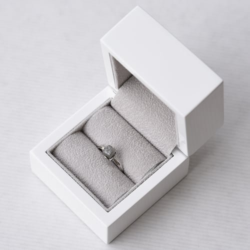 Goldring mit Rohdiamant Gianni