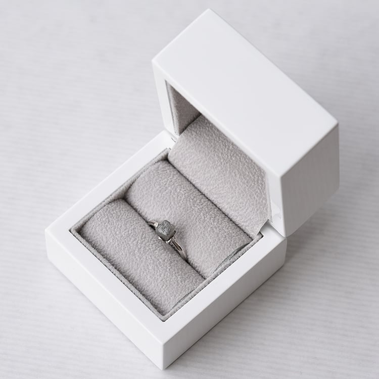 Goldring mit Rohdiamant Gianni 72036