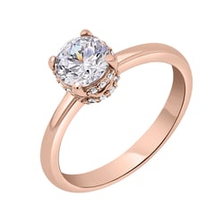 Klassischer Verlobungsring mit Diamant Xela