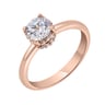 Klassischer Verlobungsring mit Diamant Xela