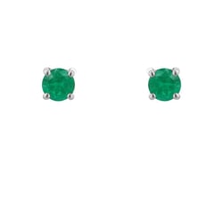 Ohrstecker mit Smaragden mit Auswahl der Größe Franci