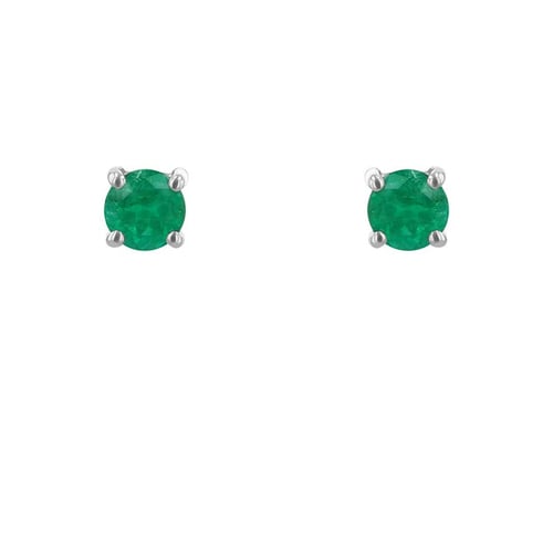 Ohrstecker mit Smaragden mit Auswahl der Größe Franci