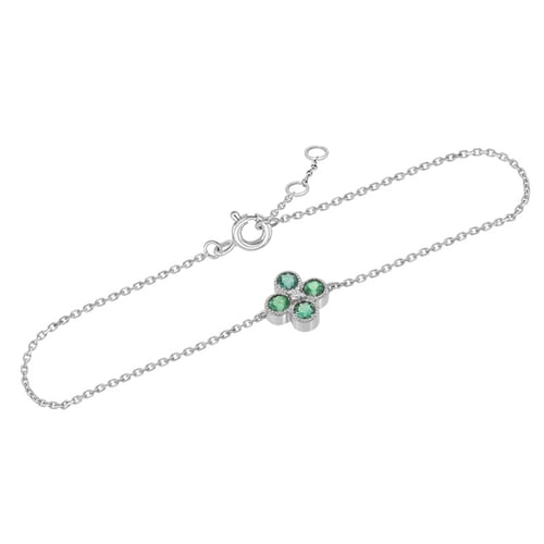 Smaragdarmband mit Diamant Reith