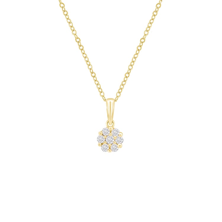 Silberner Anhänger mit Lab Grown Diamanten Jenoulita 104220