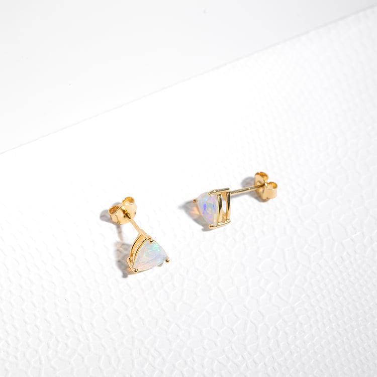 Silberne Ohrstecker mit Opalen Nellie 123887