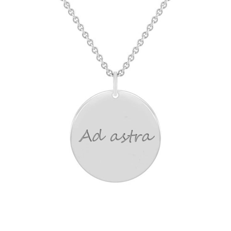 Silberner Anhänger mit Sternzeichen und einem Diamanten Löwe 126287