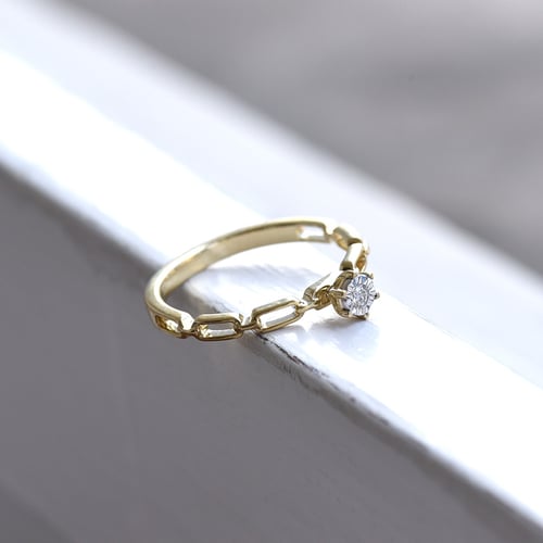 Unkonventioneller Diamantring Suzanne
