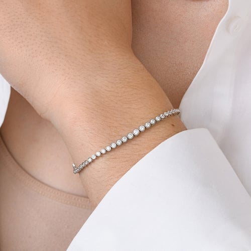 Elegantes goldenes Armband mit Lab Grown Diamanten Sonja