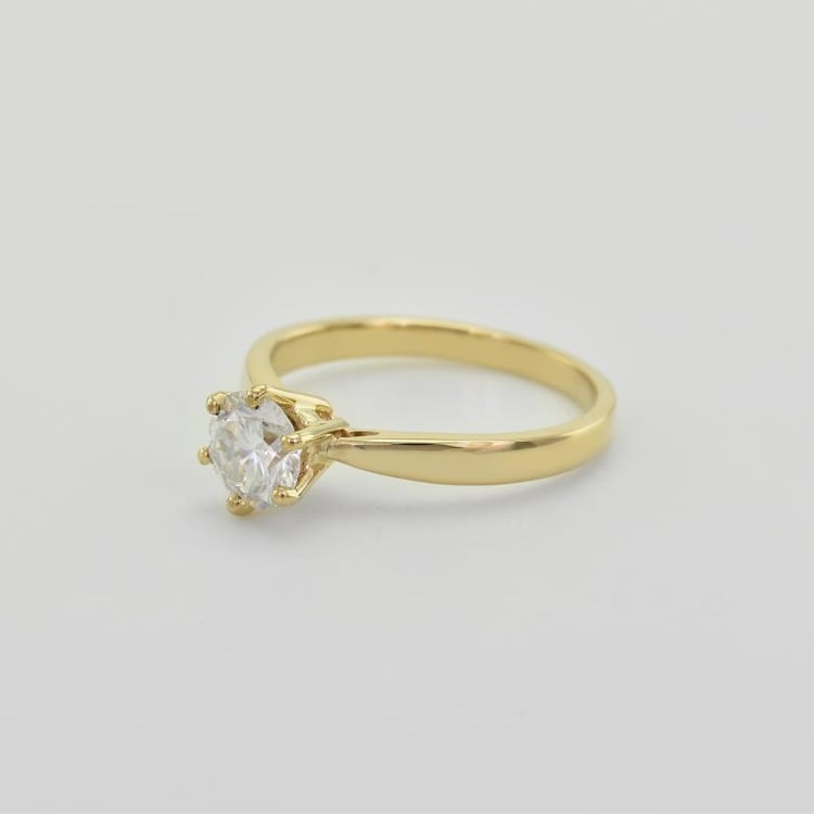 Goldener Verlobungsring mit 0.88 ct IGI zertifiziertem Lab Grown Diamanten Sati 148246