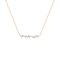 Kette mit Baguette-Diamanten Manu