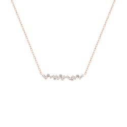 Kette mit Baguette-Diamanten Manu