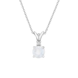 Anhänger aus Gold mit Mondstein und Diamant Timotei