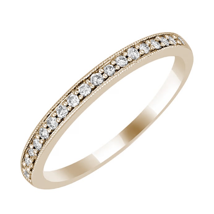 Eternity-Ring mit Lab Grown Diamanten aus Haselnussgold Minke