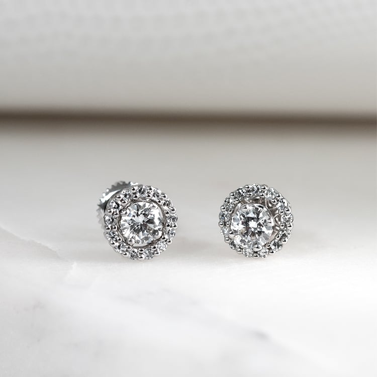 Goldene Ohrringe 2in1 mit IGI-zertifizierten 0.30ct Lab Grown Diamanten Demetra 131499