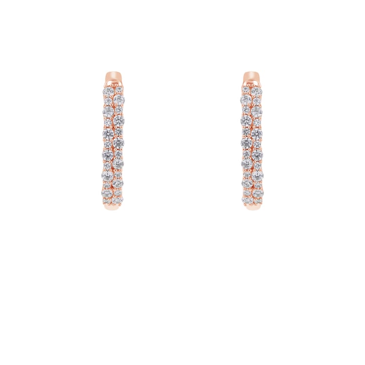 Runde Diamant-Ohrringe Nicholls 111055