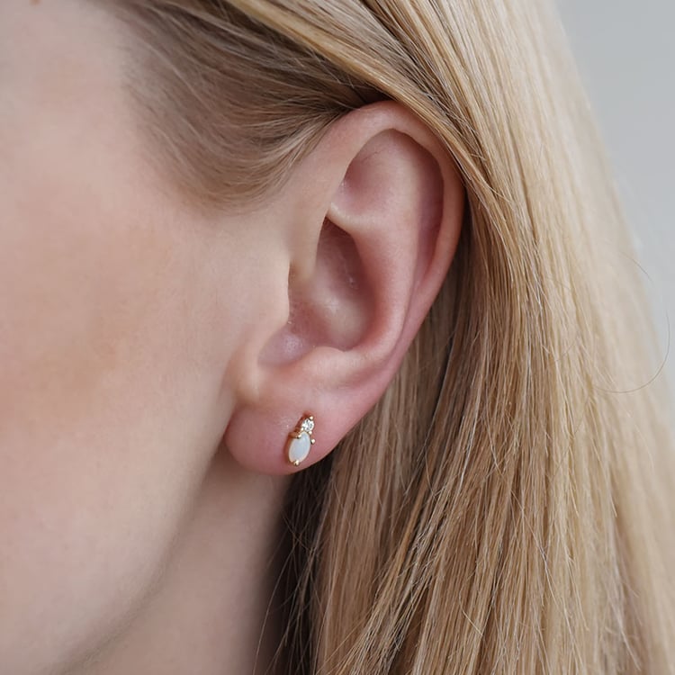 Ohrringe mit Opalen 90412