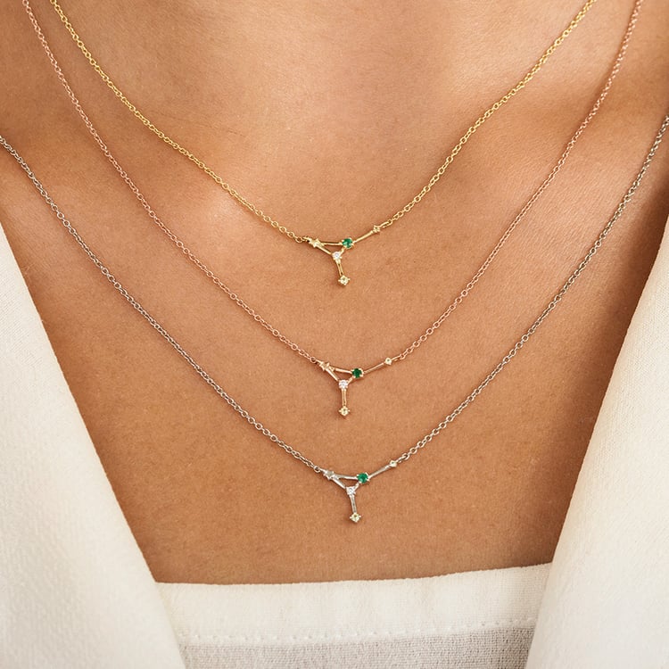 Halskette mit Tierkreiszeichen Cancer 162687