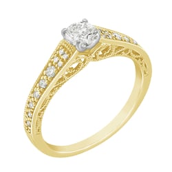 Vintage Verlobungsring mit Lab Grown Diamanten Keran