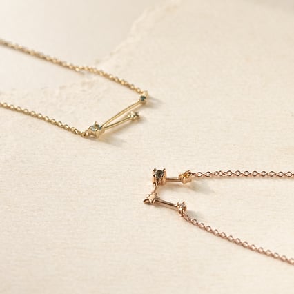 Halskette mit Tierkreiszeichen Virgo