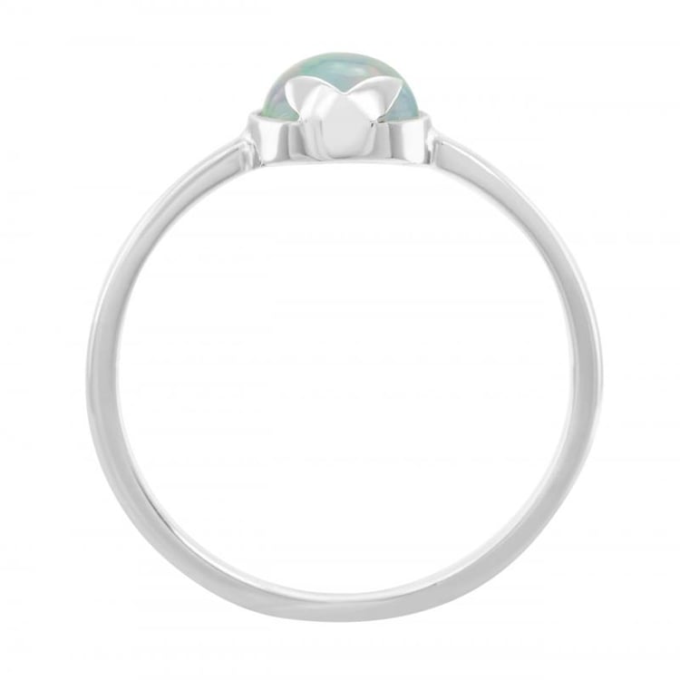 Goldring mit rundem Opal Yana 24939