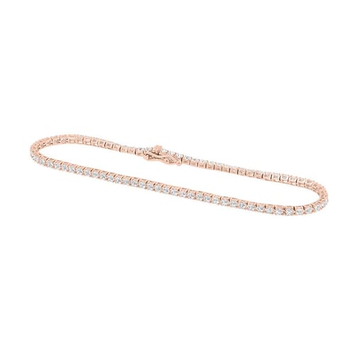 Goldenes Tennisarmband mit Lab Grown Diamanten Betz