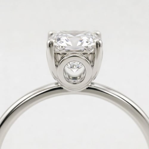 Verlobungsring mit Buchstaben und Diamanten Olson