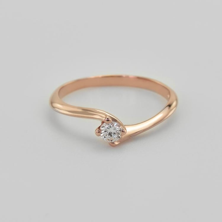 Verlobungsring aus Gold mit Diamanten 33303