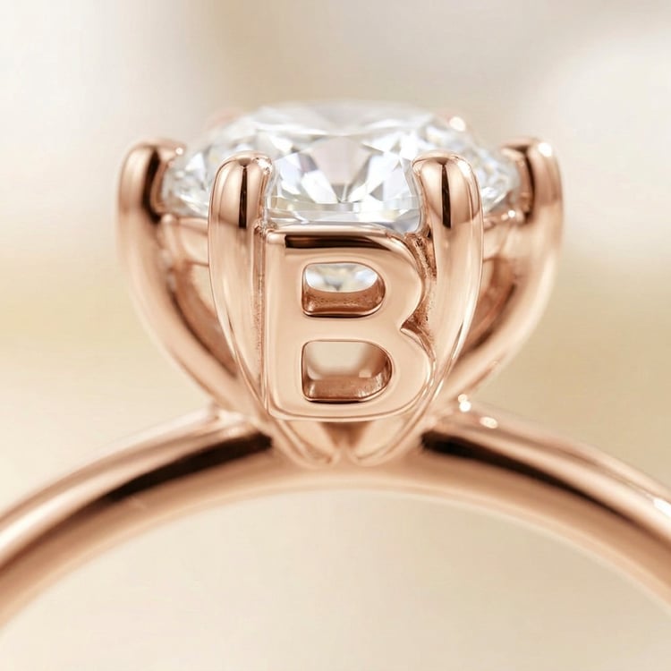 Verlobungsring mit Buchstabenund Lab Grown Diamanten Birdie 167530