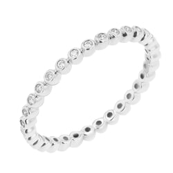 Minimalistischer Ring aus Kugeln mit Diamanten Dante