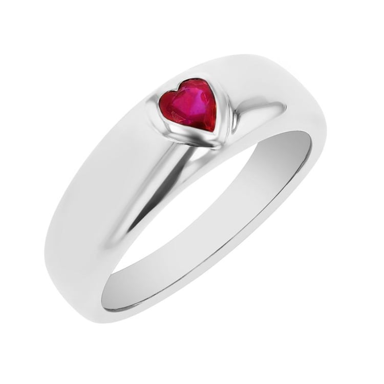 Ring mit Rubin-Herzen Maud 99881
