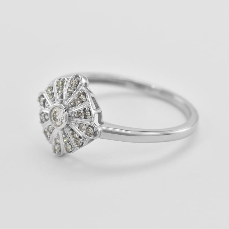 Goldring mit Diamantblüte Delit 45144