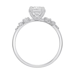 Verlobungsring mit Buchstaben und Lab Grown Diamanten Olha