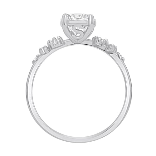 Verlobungsring mit Buchstaben und Lab Grown Diamanten Olha