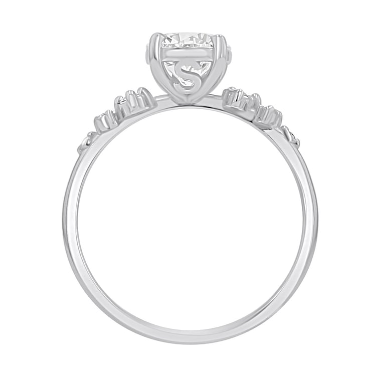 Verlobungsring mit Buchstaben und Lab Grown Diamanten Olha 166882