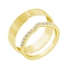 Goldene Eheringe mit Diamanten Marveille