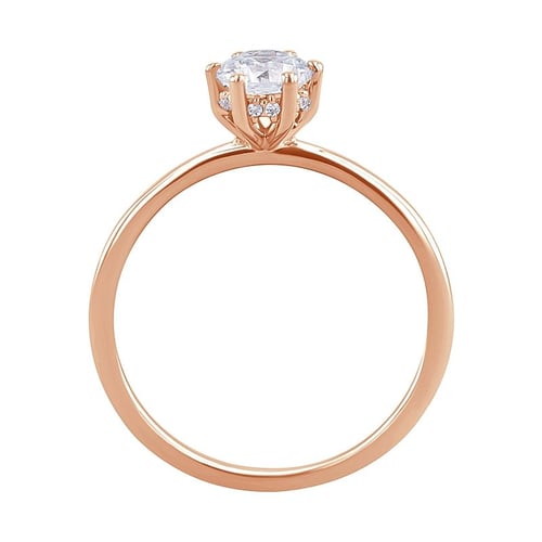 Verzierter Verlobungsring mit Lab Grown Diamanten Donia
