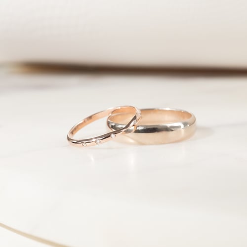 Minimalistischer Eternity-Ring mit Lab Grown Diamanten Toskani