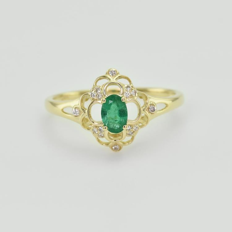 Ring mit Smaragd 20188