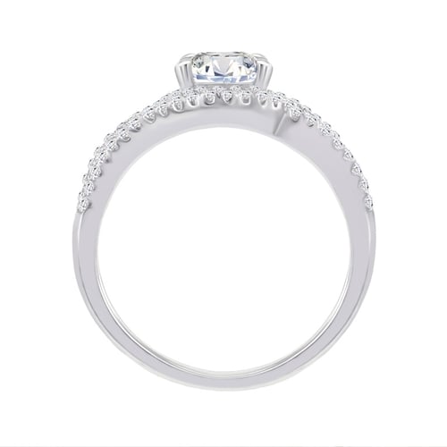 Halo-Verlobungsring mit Lab Grown Diamanten Mevlie