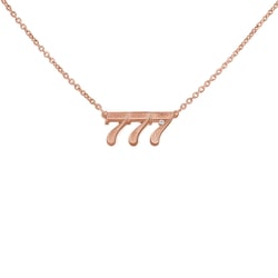 Halskette mit Diamanten Engelszahlen