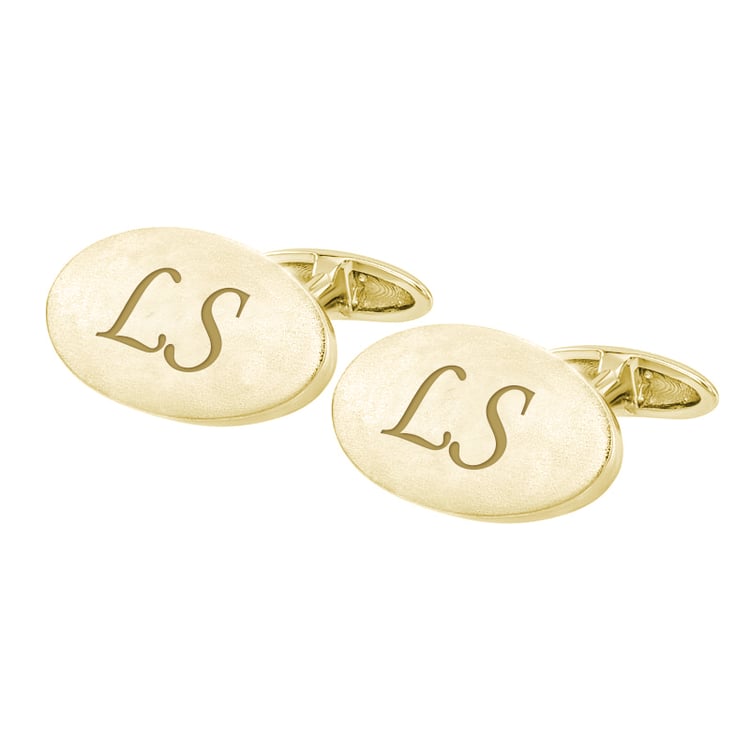 Manschettenknöpfe Gelbgold 80967