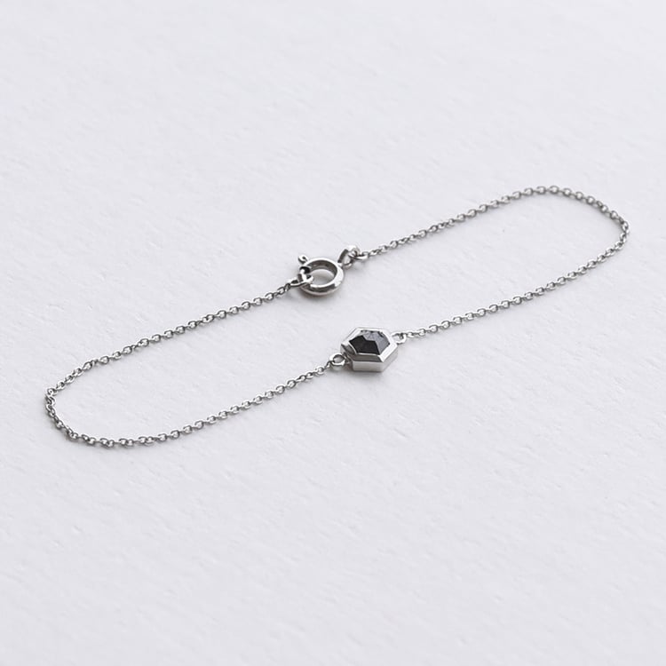 Goldenes Armband mit Salt and Pepper Diamant Judd 74605