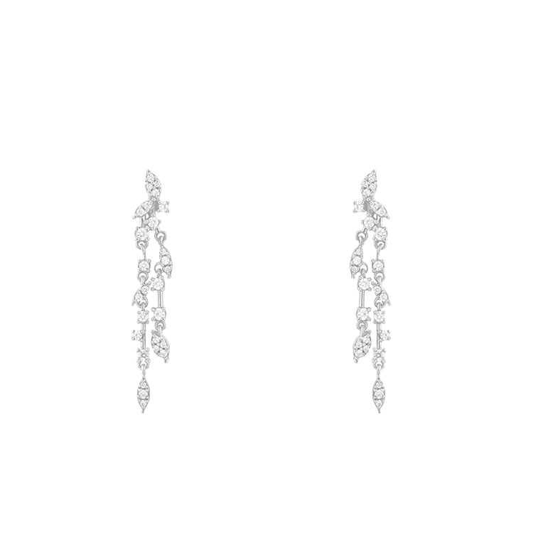 Hängeohrringe mit Diamanten Lungile