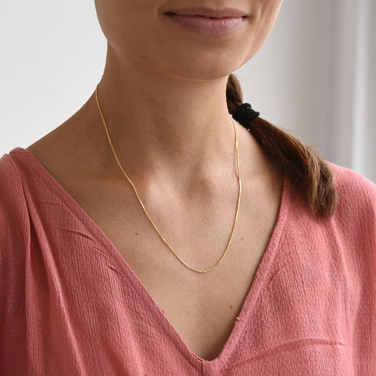 Ankerkette aus Gold 45 cm 84520