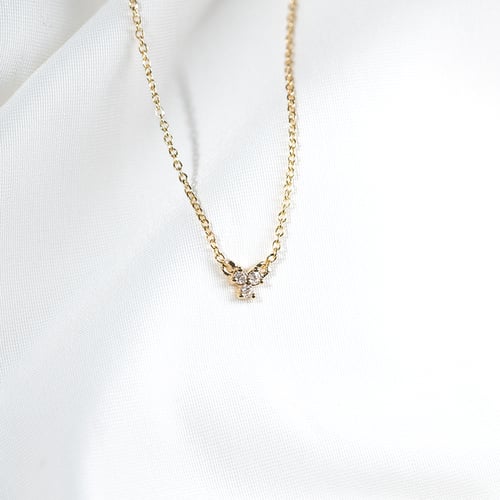 Halskette mit drei Lab Grown Diamanten Sharma