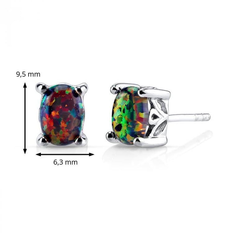 Bezaubernde Ohrstecker mit Opalen Jula 6446